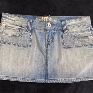 Denim miniskirt